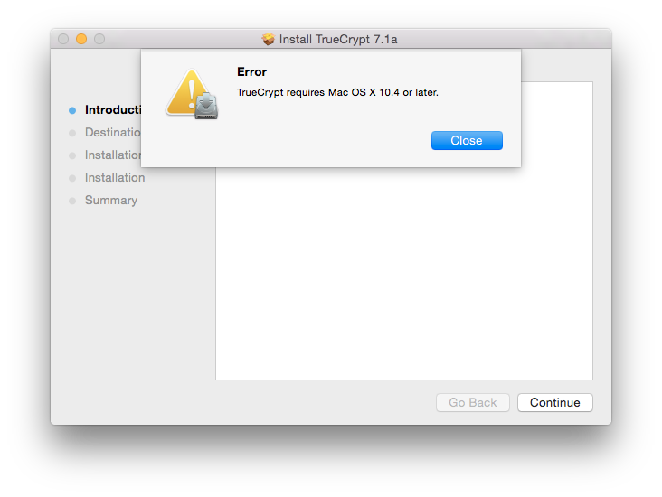 TrueCrypt Install OSX Yosemite
